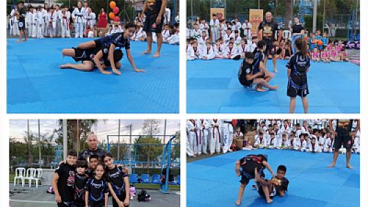 Summer Demonstration by Youth MMA Athletes in Ilion, Greece
