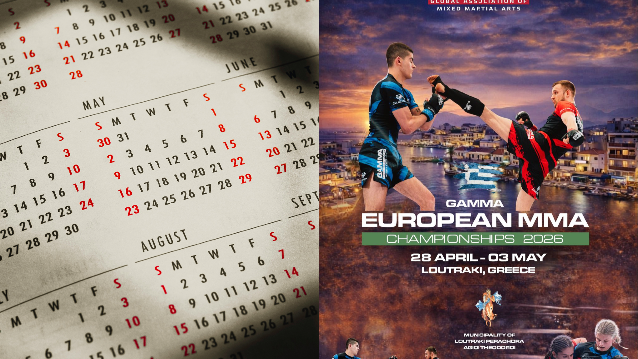 SCHEDULE of GAMMA European Championships 2026, Loutraki
