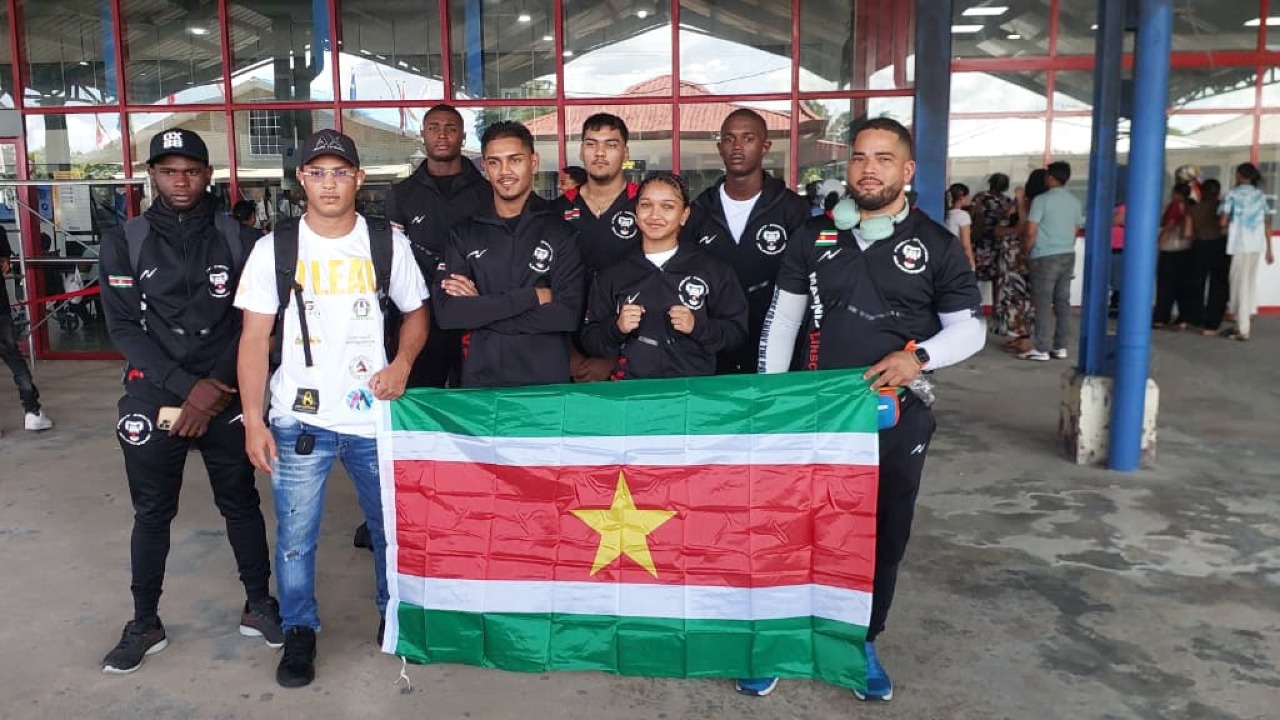 SURINAME ARRIVES IN COLOMBIA – THE PAN AMERICAN GAMMA FAMILY BEGINS TO COME TOGETHER