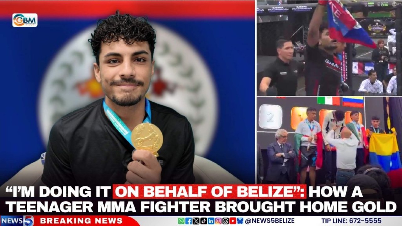 “I’m Doing It on Behalf of Belize”: Teen MMA Fighter Dominic Beaino Brings Home GAMMA Pan American Gold
